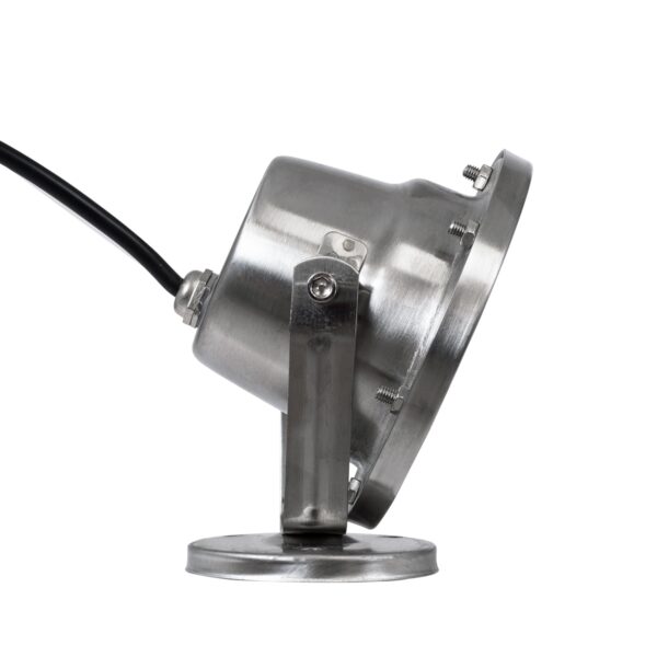 GloboStar® UNDERWATER-JERRY 90425 Υποβρύχιο Επιφανειακό Φωτιστικό Σποτ Ειδικό για Σιντριβάνια – Πισίνες – Τζακούζι LED 12W 1020lm 30° DC 24V Αδιάβροχο IP68 Μ14.5 x Π7 x Υ19cm RGBW DMX512 – Ανοξείδωτο Ατσάλι SS304 – 3 Years Warranty