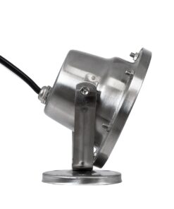 GloboStar® UNDERWATER-JERRY 90425 Υποβρύχιο Επιφανειακό Φωτιστικό Σποτ Ειδικό για Σιντριβάνια – Πισίνες – Τζακούζι LED 12W 1020lm 30° DC 24V Αδιάβροχο IP68 Μ14.5 x Π7 x Υ19cm RGBW DMX512 – Ανοξείδωτο Ατσάλι SS304 – 3 Years Warranty