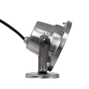 GloboStar® UNDERWATER-JERRY 90423 Υποβρύχιο Επιφανειακό Φωτιστικό Σποτ Ειδικό για Σιντριβάνια – Πισίνες – Τζακούζι LED 12W 1080lm 120° DC 24V Αδιάβροχο IP68 Μ14.5 x Π7 x Υ19cm Θερμό Λευκό 2700K – Ανοξείδωτο Ατσάλι SS304 – 3 Years Warranty