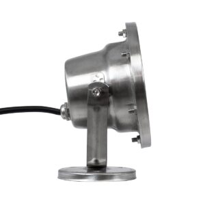 GloboStar® UNDERWATER-JERRY 90425 Υποβρύχιο Επιφανειακό Φωτιστικό Σποτ Ειδικό για Σιντριβάνια – Πισίνες – Τζακούζι LED 12W 1020lm 30° DC 24V Αδιάβροχο IP68 Μ14.5 x Π7 x Υ19cm RGBW DMX512 – Ανοξείδωτο Ατσάλι SS304 – 3 Years Warranty