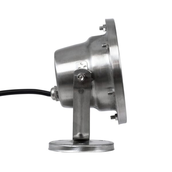 GloboStar® UNDERWATER-JERRY 90425 Υποβρύχιο Επιφανειακό Φωτιστικό Σποτ Ειδικό για Σιντριβάνια – Πισίνες – Τζακούζι LED 12W 1020lm 30° DC 24V Αδιάβροχο IP68 Μ14.5 x Π7 x Υ19cm RGBW DMX512 – Ανοξείδωτο Ατσάλι SS304 – 3 Years Warranty