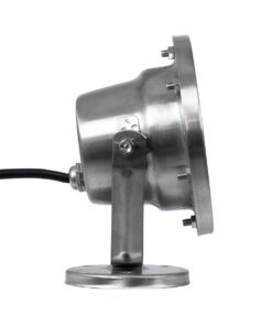 GloboStar® UNDERWATER-DEDY 90427 Υποβρύχιο Επιφανειακό Φωτιστικό Σποτ Ειδικό για Σιντριβάνια – Πισίνες – Τζακούζι LED 6W 600lm 30° DC 24V Αδιάβροχο IP68 Μ12 x Π7.5 x Υ14.5cm Ψυχρό Λευκό 6000K – Ανοξείδωτο Ατσάλι SS304 – 3 Years Warranty