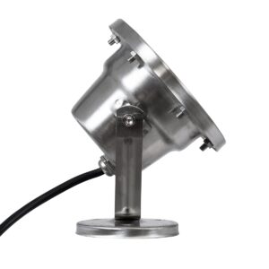 GloboStar® UNDERWATER-JERRY 90425 Υποβρύχιο Επιφανειακό Φωτιστικό Σποτ Ειδικό για Σιντριβάνια – Πισίνες – Τζακούζι LED 12W 1020lm 30° DC 24V Αδιάβροχο IP68 Μ14.5 x Π7 x Υ19cm RGBW DMX512 – Ανοξείδωτο Ατσάλι SS304 – 3 Years Warranty