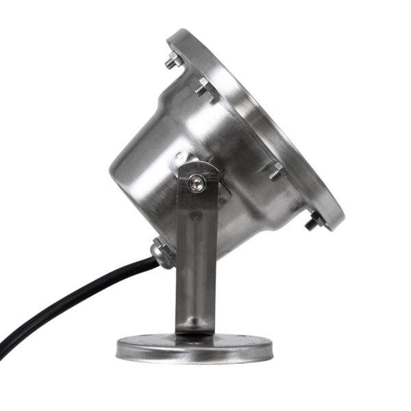 GloboStar® UNDERWATER-JERRY 90425 Υποβρύχιο Επιφανειακό Φωτιστικό Σποτ Ειδικό για Σιντριβάνια – Πισίνες – Τζακούζι LED 12W 1020lm 30° DC 24V Αδιάβροχο IP68 Μ14.5 x Π7 x Υ19cm RGBW DMX512 – Ανοξείδωτο Ατσάλι SS304 – 3 Years Warranty