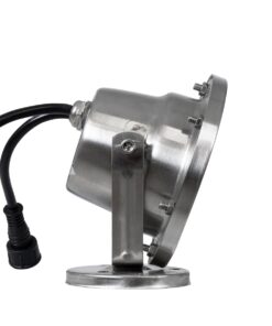 GloboStar® UNDERWATER-DEDY 90428 Υποβρύχιο Επιφανειακό Φωτιστικό Σποτ Ειδικό για Σιντριβάνια – Πισίνες – Τζακούζι LED 6W 510lm 30° DC 24V Αδιάβροχο IP68 Μ12 x Π7.5 x Υ14.5cm RGBW DMX512 – Ανοξείδωτο Ατσάλι SS304 – 3 Years Warranty