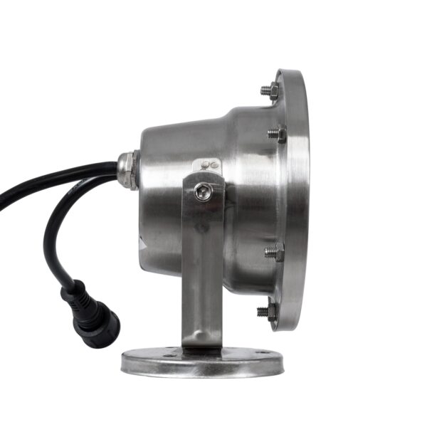 GloboStar® UNDERWATER-DEDY 90428 Υποβρύχιο Επιφανειακό Φωτιστικό Σποτ Ειδικό για Σιντριβάνια – Πισίνες – Τζακούζι LED 6W 510lm 30° DC 24V Αδιάβροχο IP68 Μ12 x Π7.5 x Υ14.5cm RGBW DMX512 – Ανοξείδωτο Ατσάλι SS304 – 3 Years Warranty