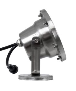 GloboStar® UNDERWATER-DEDY 90428 Υποβρύχιο Επιφανειακό Φωτιστικό Σποτ Ειδικό για Σιντριβάνια – Πισίνες – Τζακούζι LED 6W 510lm 30° DC 24V Αδιάβροχο IP68 Μ12 x Π7.5 x Υ14.5cm RGBW DMX512 – Ανοξείδωτο Ατσάλι SS304 – 3 Years Warranty