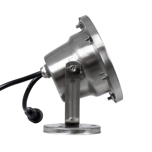 GloboStar® UNDERWATER-DEDY 90428 Υποβρύχιο Επιφανειακό Φωτιστικό Σποτ Ειδικό για Σιντριβάνια – Πισίνες – Τζακούζι LED 6W 510lm 30° DC 24V Αδιάβροχο IP68 Μ12 x Π7.5 x Υ14.5cm RGBW DMX512 – Ανοξείδωτο Ατσάλι SS304 – 3 Years Warranty