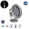 GloboStar® UNDERWATER-DENIS 90430 Υποβρύχιο Επιφανειακό Φωτιστικό Σποτ Ειδικό για Σιντριβάνια – Πισίνες – Τζακούζι LED 12W 1200lm 30° DC 24V Αδιάβροχο IP68 Μ14.5 x Π7 x Υ17cm Ψυχρό Λευκό 6000K – Ανοξείδωτο Ατσάλι SS304 – 3 Years Warranty