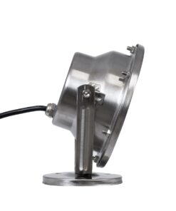 GloboStar® UNDERWATER-DENIS 90431 Υποβρύχιο Επιφανειακό Φωτιστικό Σποτ Ειδικό για Σιντριβάνια – Πισίνες – Τζακούζι LED 12W 1020lm 30° DC 24V Αδιάβροχο IP68 Μ14.5 x Π7 x Υ17cm RGBW DMX512 – Ανοξείδωτο Ατσάλι SS304 – 3 Years Warranty