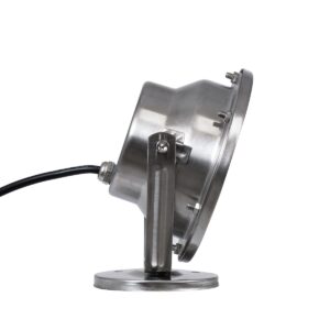 GloboStar® UNDERWATER-DENIS 90430 Υποβρύχιο Επιφανειακό Φωτιστικό Σποτ Ειδικό για Σιντριβάνια – Πισίνες – Τζακούζι LED 12W 1200lm 30° DC 24V Αδιάβροχο IP68 Μ14.5 x Π7 x Υ17cm Ψυχρό Λευκό 6000K – Ανοξείδωτο Ατσάλι SS304 – 3 Years Warranty