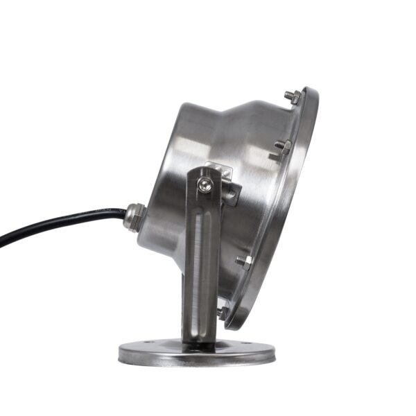 GloboStar® UNDERWATER-DENIS 90430 Υποβρύχιο Επιφανειακό Φωτιστικό Σποτ Ειδικό για Σιντριβάνια – Πισίνες – Τζακούζι LED 12W 1200lm 30° DC 24V Αδιάβροχο IP68 Μ14.5 x Π7 x Υ17cm Ψυχρό Λευκό 6000K – Ανοξείδωτο Ατσάλι SS304 – 3 Years Warranty