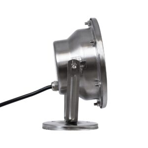 GloboStar® UNDERWATER-DENIS 90431 Υποβρύχιο Επιφανειακό Φωτιστικό Σποτ Ειδικό για Σιντριβάνια – Πισίνες – Τζακούζι LED 12W 1020lm 30° DC 24V Αδιάβροχο IP68 Μ14.5 x Π7 x Υ17cm RGBW DMX512 – Ανοξείδωτο Ατσάλι SS304 – 3 Years Warranty