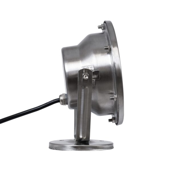 GloboStar® UNDERWATER-DENIS 90430 Υποβρύχιο Επιφανειακό Φωτιστικό Σποτ Ειδικό για Σιντριβάνια – Πισίνες – Τζακούζι LED 12W 1200lm 30° DC 24V Αδιάβροχο IP68 Μ14.5 x Π7 x Υ17cm Ψυχρό Λευκό 6000K – Ανοξείδωτο Ατσάλι SS304 – 3 Years Warranty