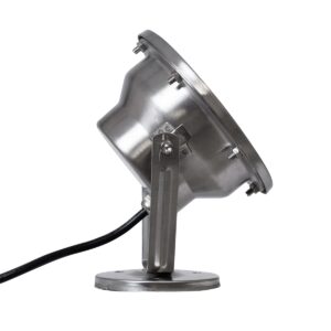 GloboStar® UNDERWATER-DENIS 90431 Υποβρύχιο Επιφανειακό Φωτιστικό Σποτ Ειδικό για Σιντριβάνια – Πισίνες – Τζακούζι LED 12W 1020lm 30° DC 24V Αδιάβροχο IP68 Μ14.5 x Π7 x Υ17cm RGBW DMX512 – Ανοξείδωτο Ατσάλι SS304 – 3 Years Warranty