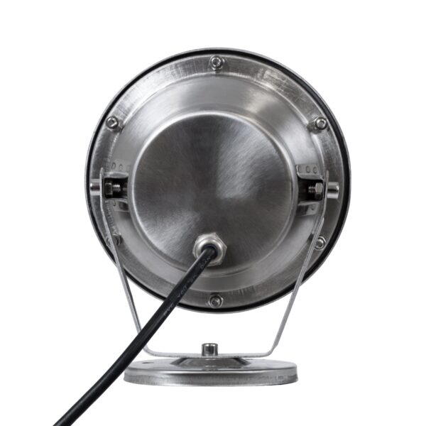 GloboStar® UNDERWATER-DENIS 90430 Υποβρύχιο Επιφανειακό Φωτιστικό Σποτ Ειδικό για Σιντριβάνια – Πισίνες – Τζακούζι LED 12W 1200lm 30° DC 24V Αδιάβροχο IP68 Μ14.5 x Π7 x Υ17cm Ψυχρό Λευκό 6000K – Ανοξείδωτο Ατσάλι SS304 – 3 Years Warranty