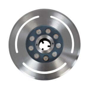 GloboStar® UNDERWATER-DENIS 90432 Υποβρύχιο Χωνευτό Φωτιστικό Σποτ Ειδικό για Σιντριβάνια – Πισίνες – Τζακούζι LED 9W 810lm 30° DC 24V Αδιάβροχο IP68 Φ21 x Υ7.5cm Θερμό Λευκό 2700K – Ανοξείδωτο Ατσάλι SS304 – 3 Years Warranty