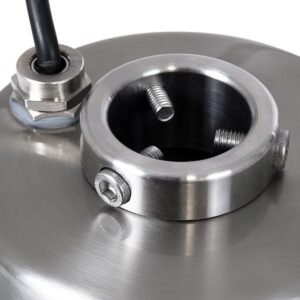 GloboStar® UNDERWATER-DENIS 90432 Υποβρύχιο Χωνευτό Φωτιστικό Σποτ Ειδικό για Σιντριβάνια – Πισίνες – Τζακούζι LED 9W 810lm 30° DC 24V Αδιάβροχο IP68 Φ21 x Υ7.5cm Θερμό Λευκό 2700K – Ανοξείδωτο Ατσάλι SS304 – 3 Years Warranty