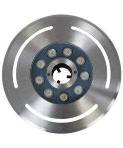 GloboStar® UNDERWATER-DENIS 90433 Υποβρύχιο Χωνευτό Φωτιστικό Σποτ Ειδικό για Σιντριβάνια – Πισίνες – Τζακούζι LED 9W 900lm 30° DC 24V Αδιάβροχο IP68 Φ21 x Υ7.5cm Ψυχρό Λευκό 6000K – Ανοξείδωτο Ατσάλι SS304 – 3 Years Warranty