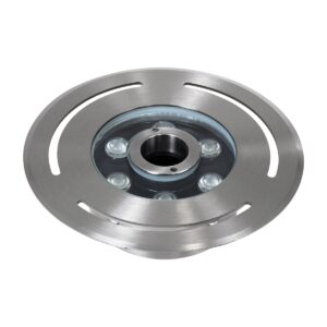 GloboStar® UNDERWATER-DENIS 90434 Υποβρύχιο Χωνευτό Φωτιστικό Σποτ Ειδικό για Σιντριβάνια – Πισίνες – Τζακούζι LED 9W 765lm 30° DC 24V Αδιάβροχο IP68 Φ21 x Υ7.5cm RGBW DMX512 – Ανοξείδωτο Ατσάλι SS304 – 3 Years Warranty