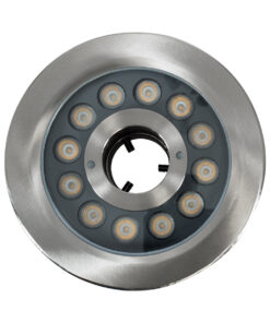 GloboStar® UNDERWATER-DENIS 90435 Υποβρύχιο Χωνευτό Φωτιστικό Σποτ Ειδικό για Σιντριβάνια – Πισίνες – Τζακούζι LED 9W 810lm 30° DC 24V Αδιάβροχο IP68 Φ16.7 x Υ7.5cm Θερμό Λευκό 2700K – Ανοξείδωτο Ατσάλι SS304 – 3 Years Warranty