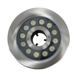 GloboStar® UNDERWATER-DENIS 90436 Υποβρύχιο Χωνευτό Φωτιστικό Σποτ Ειδικό για Σιντριβάνια – Πισίνες – Τζακούζι LED 9W 900lm 30° DC 24V Αδιάβροχο IP68 Φ16.7 x Υ7.5cm Ψυχρό Λευκό 6000K – Ανοξείδωτο Ατσάλι SS304 – 3 Years Warranty