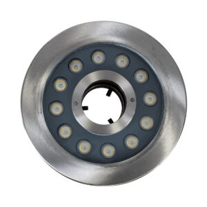 GloboStar® UNDERWATER-DENIS 90439 Υποβρύχιο Χωνευτό Φωτιστικό Σποτ Ειδικό για Σιντριβάνια – Πισίνες – Τζακούζι LED 12W 1200lm 30° DC 24V Αδιάβροχο IP68 Φ19.5 x Υ7.5cm Ψυχρό Λευκό 6000K – Ανοξείδωτο Ατσάλι SS304 – 3 Years Warranty