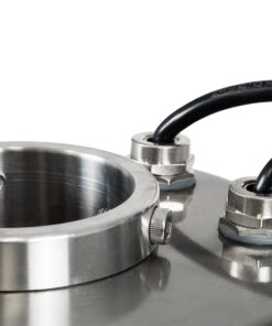 GloboStar® UNDERWATER-DENIS 90443 Υποβρύχιο Χωνευτό Φωτιστικό Σποτ Ειδικό για Σιντριβάνια – Πισίνες – Τζακούζι LED 18W 1530lm 30° DC 24V Αδιάβροχο IP68 Φ21.5 x Υ8cm RGBW DMX512 – Ανοξείδωτο Ατσάλι SS304 – 3 Years Warranty