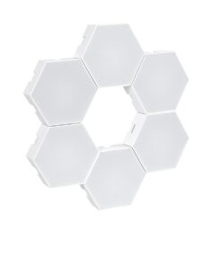 GloboStar® DIGIOCTA 90448 Σετ 6 Ψηφιακων LED RGB Φωτιστικών Κυψελών με Ψηφιακό Controller με WiFi Smart APP & Ασύρματο Χειριστήριο RF 2.4Ghz – LED SMD 5050 9W/Σετ 84PIXEL/Σετ 720lm/Σετ 120° DC 5V με USB 2.0 IP20 Πολύχρωμο RGB – Dimmable – Μ10.5 x Π10.5 x Υ3cm Ανά Κυψέλη – 2 Χρόνια Εγγύηση