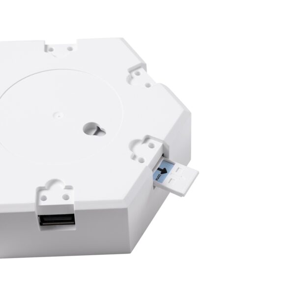 GloboStar® DIGIOCTA 90449 Σετ 12 Ψηφιακων LED RGB Φωτιστικών Κυψελών με Ψηφιακό Controller με WiFi Smart APP & Ασύρματο Χειριστήριο RF 2.4Ghz – LED SMD 5050 18W/Σετ 168PIXEL/Σετ 1440lm/Σετ 120° DC 5V με USB 2.0 IP20 Πολύχρωμο RGB – Dimmable – Μ10.5 x Π10.5 x Υ3cm Ανά Κυψέλη – 2 Χρόνια Εγγύηση