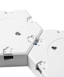 GloboStar® DIGIOCTA 90449 Σετ 12 Ψηφιακων LED RGB Φωτιστικών Κυψελών με Ψηφιακό Controller με WiFi Smart APP & Ασύρματο Χειριστήριο RF 2.4Ghz – LED SMD 5050 18W/Σετ 168PIXEL/Σετ 1440lm/Σετ 120° DC 5V με USB 2.0 IP20 Πολύχρωμο RGB – Dimmable – Μ10.5 x Π10.5 x Υ3cm Ανά Κυψέλη – 2 Χρόνια Εγγύηση