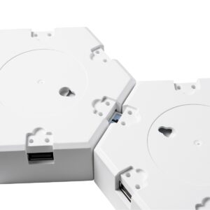 GloboStar® DIGIOCTA 90449 Σετ 12 Ψηφιακων LED RGB Φωτιστικών Κυψελών με Ψηφιακό Controller με WiFi Smart APP & Ασύρματο Χειριστήριο RF 2.4Ghz – LED SMD 5050 18W/Σετ 168PIXEL/Σετ 1440lm/Σετ 120° DC 5V με USB 2.0 IP20 Πολύχρωμο RGB – Dimmable – Μ10.5 x Π10.5 x Υ3cm Ανά Κυψέλη – 2 Χρόνια Εγγύηση