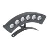 GloboStar® TREELIGHT-PLANTE 90459 Κυρτή Μπάρα Φωτισμού Wall Washer Ειδική για Φυτά – Δέντρα LED 6W 630lm 15° DC 24V Αδιάβροχο IP67 Μ18 x Π3.7 x Υ7.5cm RGBW DMX512 – Γκρι Ανθρακί – 3 Years Warranty