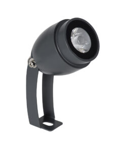 GloboStar® TREELIGHT-TREEGAL 90460 Σποτ Φωτισμού Ειδικό για Φυτά – Δέντρα με Βάση Μπετού & Κορμού LED 3W 315lm 15° DC 24V Αδιάβροχο IP67 Φ5 x Υ14.7cm Αρχιτεκτονικό Πορτοκαλί 2200K – Γκρι Ανθρακί – 3 Years Warranty