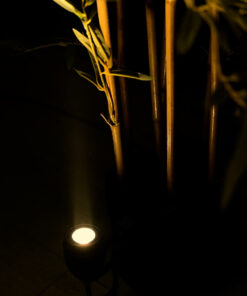 GloboStar® TREELIGHT-TREEGAL 90460 Σποτ Φωτισμού Ειδικό για Φυτά – Δέντρα με Βάση Μπετού & Κορμού LED 3W 315lm 15° DC 24V Αδιάβροχο IP67 Φ5 x Υ14.7cm Αρχιτεκτονικό Πορτοκαλί 2200K – Γκρι Ανθρακί – 3 Years Warranty