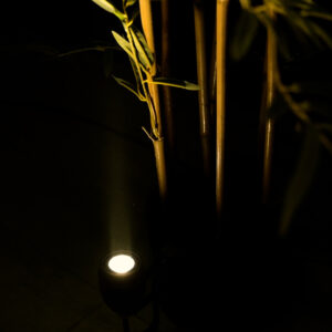 GloboStar® TREELIGHT-TREEGAL 90461 Σποτ Φωτισμού Ειδικό για Φυτά – Δέντρα με Βάση Μπετού & Κορμού LED 3W 330lm 15° DC 24V Αδιάβροχο IP67 Φ5 x Υ14.7cm Θερμό Λευκό 2700K – Γκρι Ανθρακί – 3 Years Warranty
