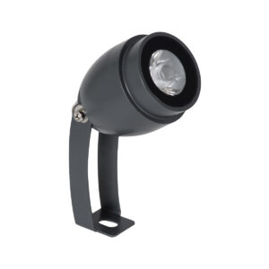 GloboStar® TREELIGHT-TREEGAL 90462 Σποτ Φωτισμού Ειδικό για Φυτά – Δέντρα με Βάση Μπετού & Κορμού LED 3W 345lm 15° DC 24V Αδιάβροχο IP67 Φ5 x Υ14.7cm Φυσικό Λευκό 4500K – Γκρι Ανθρακί – 3 Years Warranty