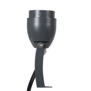 GloboStar® TREELIGHT-TREEGAL 90462 Σποτ Φωτισμού Ειδικό για Φυτά – Δέντρα με Βάση Μπετού & Κορμού LED 3W 345lm 15° DC 24V Αδιάβροχο IP67 Φ5 x Υ14.7cm Φυσικό Λευκό 4500K – Γκρι Ανθρακί – 3 Years Warranty
