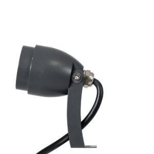 GloboStar® TREELIGHT-TREEGAL 90462 Σποτ Φωτισμού Ειδικό για Φυτά – Δέντρα με Βάση Μπετού & Κορμού LED 3W 345lm 15° DC 24V Αδιάβροχο IP67 Φ5 x Υ14.7cm Φυσικό Λευκό 4500K – Γκρι Ανθρακί – 3 Years Warranty