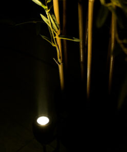 GloboStar® TREELIGHT-TREEGAL 90462 Σποτ Φωτισμού Ειδικό για Φυτά – Δέντρα με Βάση Μπετού & Κορμού LED 3W 345lm 15° DC 24V Αδιάβροχο IP67 Φ5 x Υ14.7cm Φυσικό Λευκό 4500K – Γκρι Ανθρακί – 3 Years Warranty