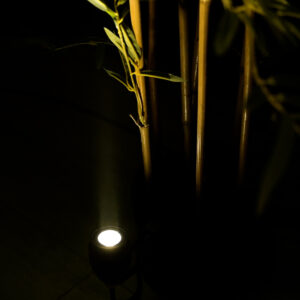 GloboStar® TREELIGHT-TREEGAL 90462 Σποτ Φωτισμού Ειδικό για Φυτά – Δέντρα με Βάση Μπετού & Κορμού LED 3W 345lm 15° DC 24V Αδιάβροχο IP67 Φ5 x Υ14.7cm Φυσικό Λευκό 4500K – Γκρι Ανθρακί – 3 Years Warranty