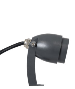 GloboStar® TREELIGHT-TREEGAL 90463 Σποτ Φωτισμού Ειδικό για Φυτά – Δέντρα με Βάση Μπετού & Κορμού LED 3W 315lm 15° DC 24V Αδιάβροχο IP67 Φ5 x Υ14.7cm RGBW DMX512 – Γκρι Ανθρακί – 3 Years Warranty