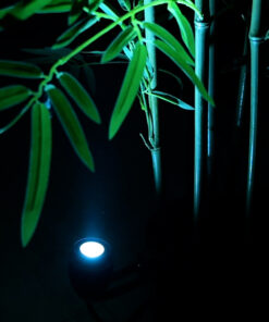 GloboStar® TREELIGHT-TREEGAL 90463 Σποτ Φωτισμού Ειδικό για Φυτά – Δέντρα με Βάση Μπετού & Κορμού LED 3W 315lm 15° DC 24V Αδιάβροχο IP67 Φ5 x Υ14.7cm RGBW DMX512 – Γκρι Ανθρακί – 3 Years Warranty