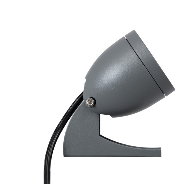 GloboStar® TREELIGHT-TREESPO 90467 Σποτ Φωτισμού Ειδικό για Φυτά – Δέντρα LED 6W 630lm 15° DC 24V Αδιάβροχο IP67 Μ6.6 x Π9 x Υ12cm RGBW DMX512 – Γκρι Ανθρακί – 3 Years Warranty