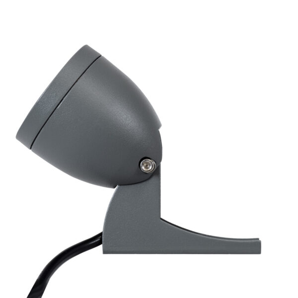 GloboStar® TREELIGHT-TREESPO 90467 Σποτ Φωτισμού Ειδικό για Φυτά – Δέντρα LED 6W 630lm 15° DC 24V Αδιάβροχο IP67 Μ6.6 x Π9 x Υ12cm RGBW DMX512 – Γκρι Ανθρακί – 3 Years Warranty