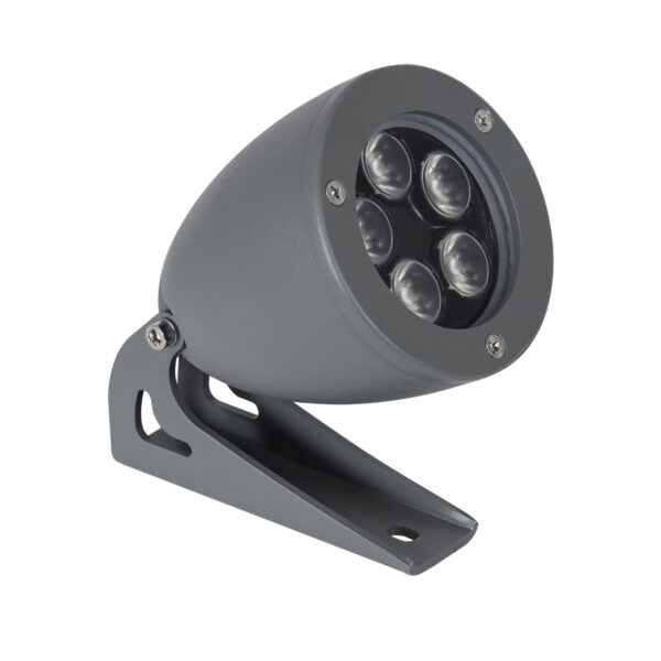 GloboStar® TREELIGHT-TREESPO 90470 Σποτ Φωτισμού Ειδικό για Φυτά – Δέντρα LED 12W 1380lm 15° DC 24V Αδιάβροχο IP67 Μ9 x Π11 x Υ9cm Φυσικό Λευκό 4500K – Γκρι Ανθρακί – 3 Years Warranty