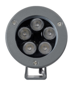 GloboStar® TREELIGHT-TREESPO 90470 Σποτ Φωτισμού Ειδικό για Φυτά – Δέντρα LED 12W 1380lm 15° DC 24V Αδιάβροχο IP67 Μ9 x Π11 x Υ9cm Φυσικό Λευκό 4500K – Γκρι Ανθρακί – 3 Years Warranty