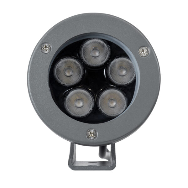 GloboStar® TREELIGHT-TREESPO 90470 Σποτ Φωτισμού Ειδικό για Φυτά – Δέντρα LED 12W 1380lm 15° DC 24V Αδιάβροχο IP67 Μ9 x Π11 x Υ9cm Φυσικό Λευκό 4500K – Γκρι Ανθρακί – 3 Years Warranty