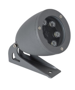 GloboStar® TREELIGHT-TREESPO 90471 Σποτ Φωτισμού Ειδικό για Φυτά – Δέντρα LED 12W 1260lm 15° DC 24V Αδιάβροχο IP67 Μ9 x Π11 x Υ9cm RGBW DMX512 – Γκρι Ανθρακί – 3 Years Warranty