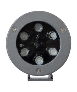 GloboStar® TREELIGHT-TREESPO 90471 Σποτ Φωτισμού Ειδικό για Φυτά – Δέντρα LED 12W 1260lm 15° DC 24V Αδιάβροχο IP67 Μ9 x Π11 x Υ9cm RGBW DMX512 – Γκρι Ανθρακί – 3 Years Warranty